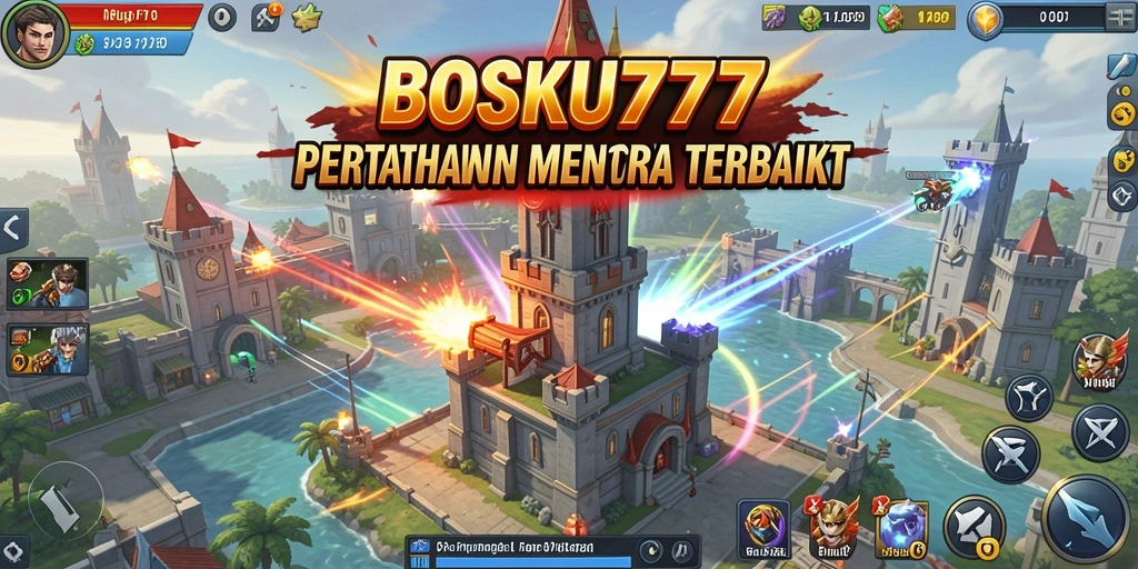 Gameplay menara pertahanan yang menegangkan dan seru.