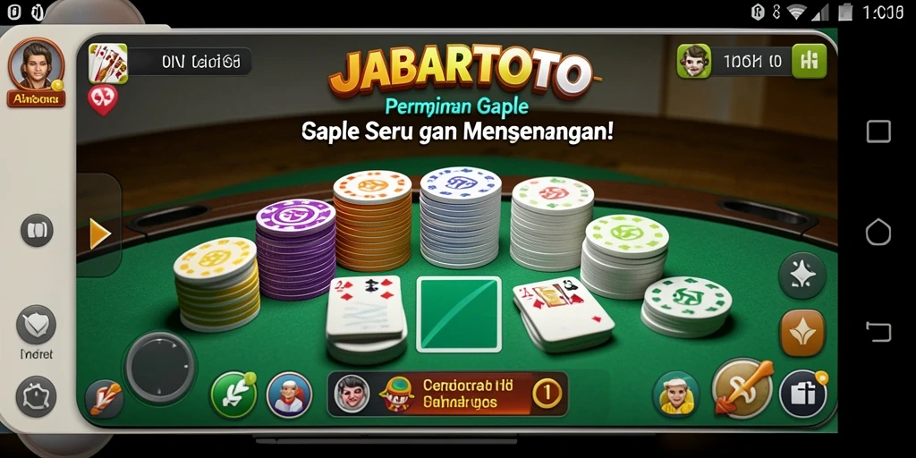 Tampilan gameplay seru di JABARTOTO dengan teman-teman.