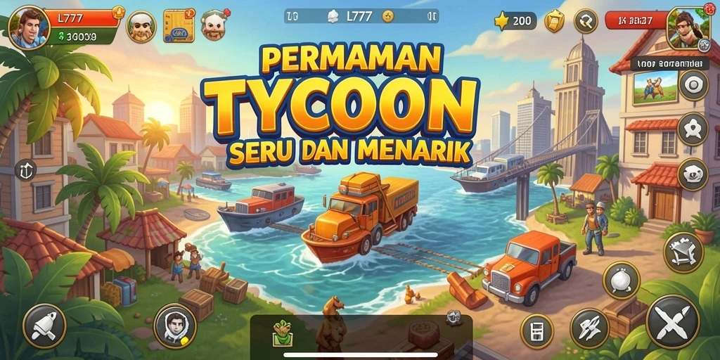 Tampilan gameplay yang menarik dan interaktif di L777.