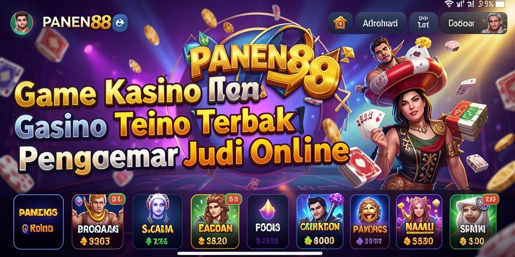 Tampilan menarik dari gameplay kasino dalam PANEN88.