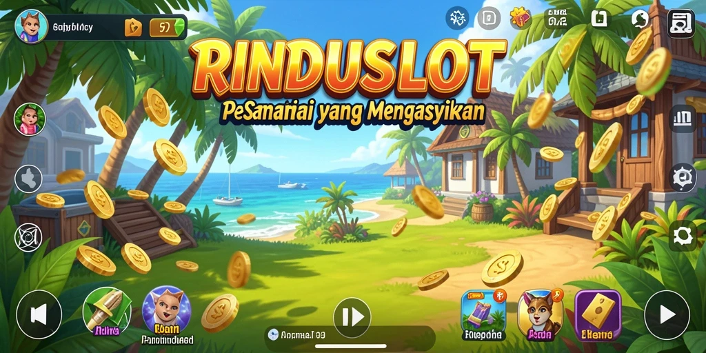 Tampilan menarik dan gameplay seru di RINDUSLOT.