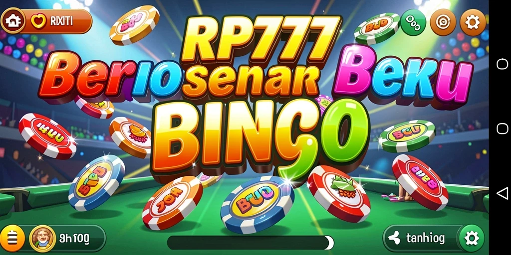 Tampilan gameplay Bingo yang menarik di RP777.
