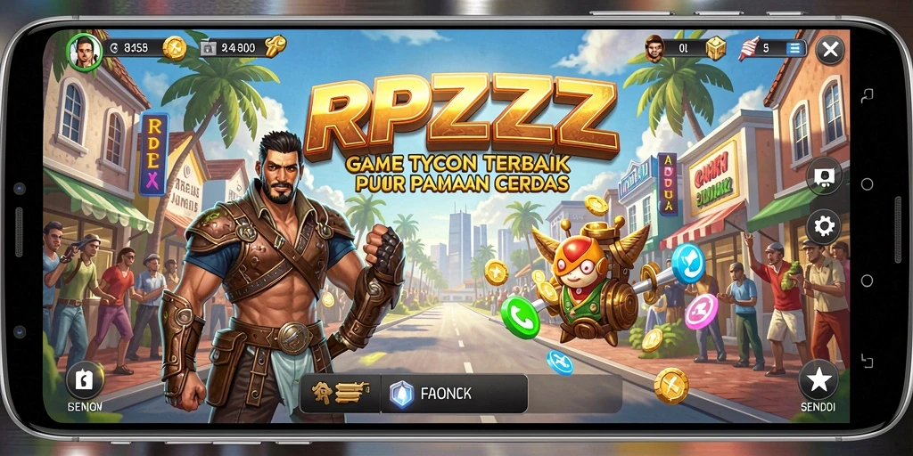 Screenshot menunjukkan gameplay seru dalam RPZZZ yang penuh strategi.