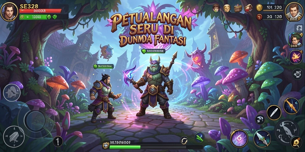 Screenshot permainan SE328 menampilkan petualangan yang seru.