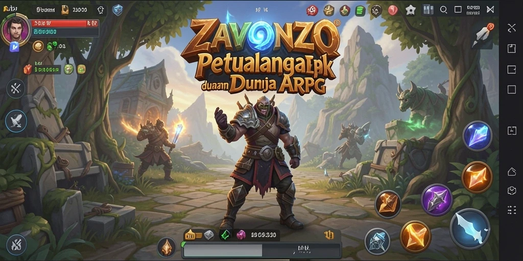 Tangkapan layar fantastis dari aksi menegangkan dalam ZAVONZO.